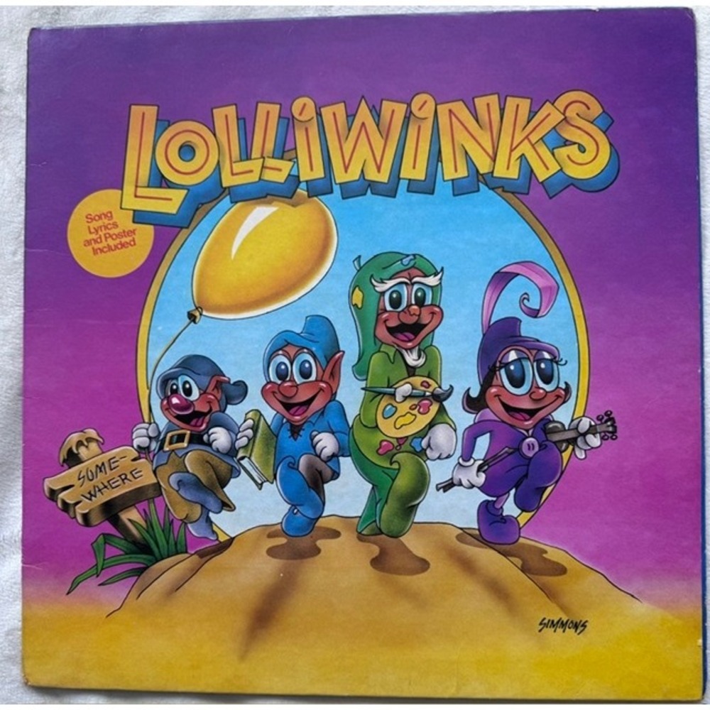 1981 Lolliwinks K-Tel COMPLETE Childrens Vinyl Record  LP NU 9630 Stereo